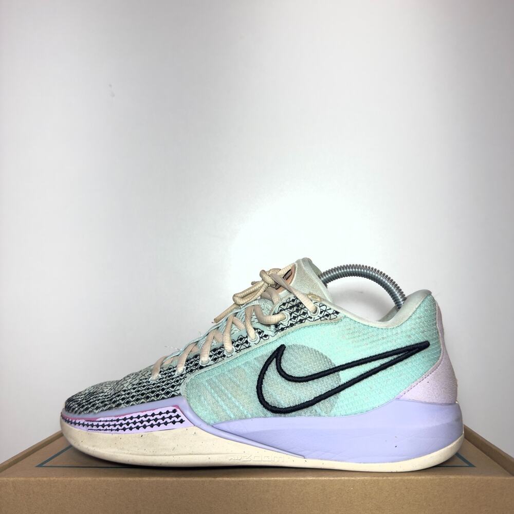 Nike Sabrina 1 Brooklyn's Finest Womens 8.5 Teal Purple Basketball Shoes